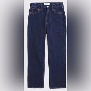 Abercrombie & Fitch Women’s Ankle Straight Leg Jeans — Dark Wash